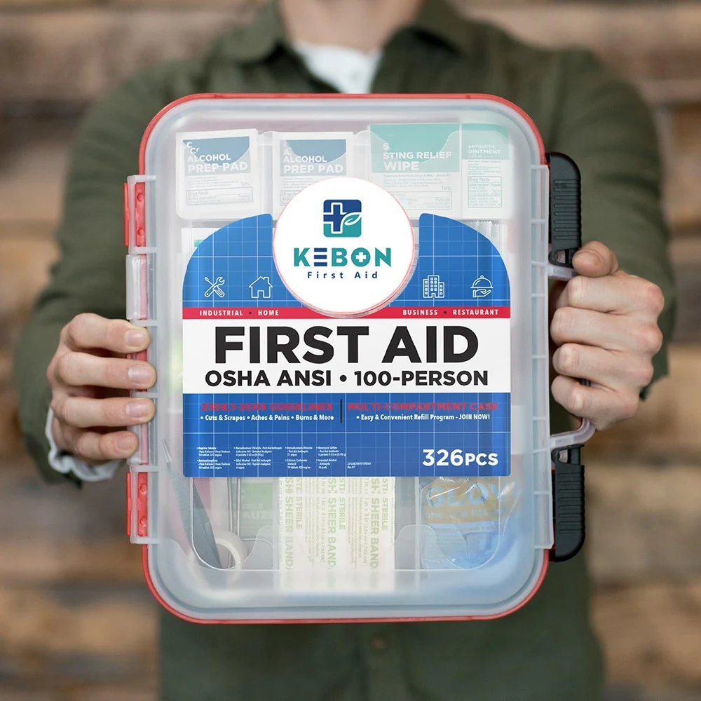 Double-Layer Plastic First Aid Kit